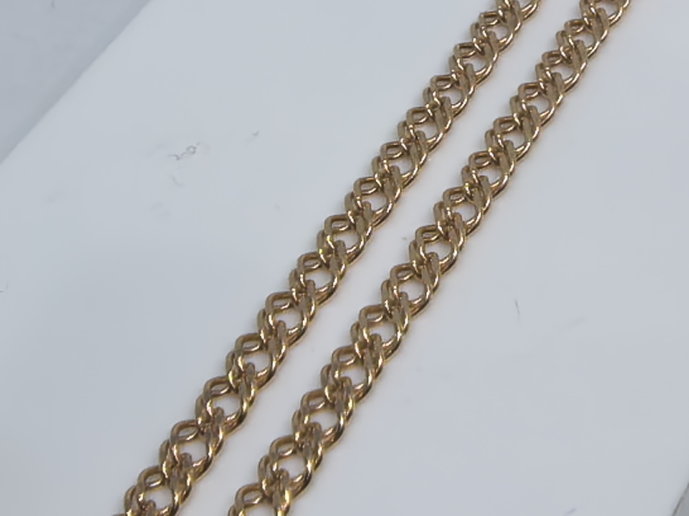 ЦЕПЬ ПУСТОТЕЛАЯ Ромб двойной (Au 585)