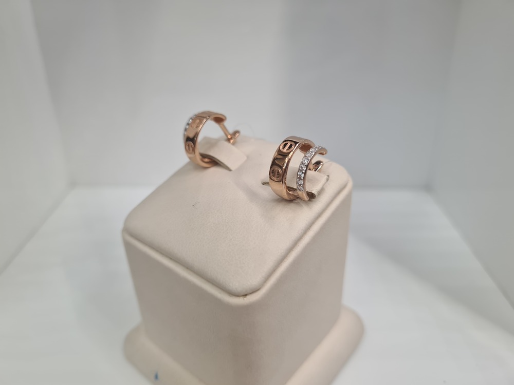 СЕРЬГИ С КАМНЯМИ (Au 585)