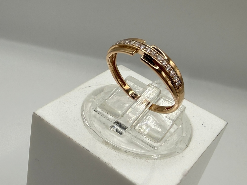 КОЛКМИ585 КОЛЬЦО С КАМНЯМИ (Au 585)