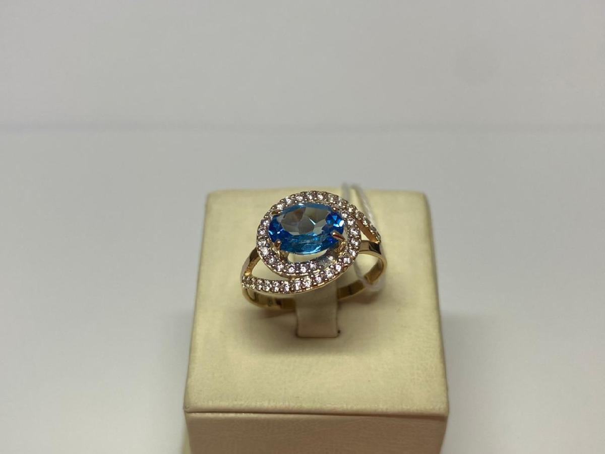 КОЛКМИ585 КОЛЬЦО С КАМНЯМИ (Au 585)