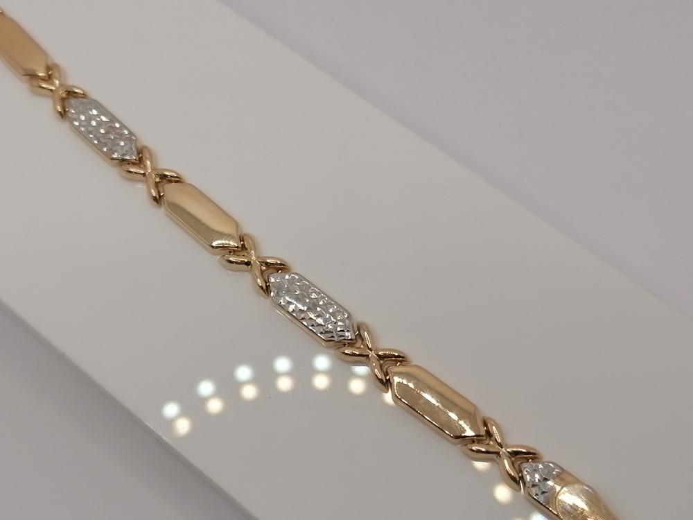 А 023090 БРАСЛЕТ ПУСТОТЕЛЫЙ (Au 585)