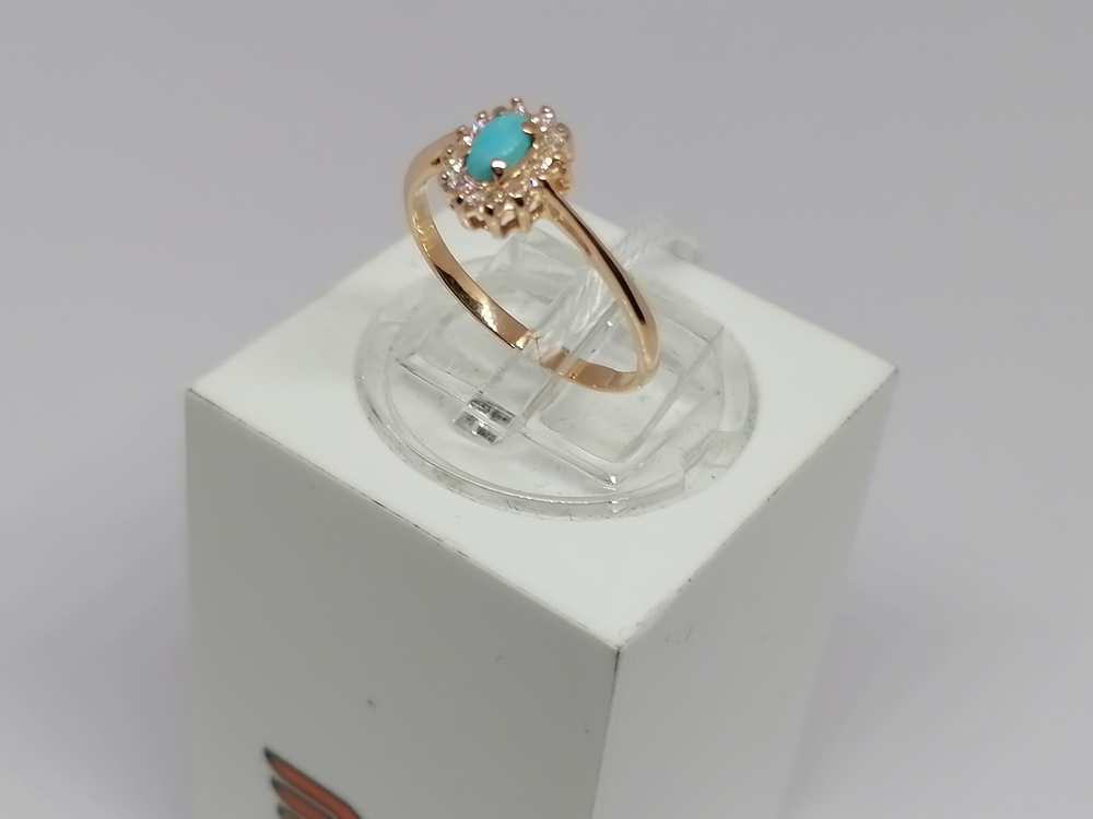 КОЛКМИ585 КОЛЬЦО С КАМНЯМИ (Au 585)