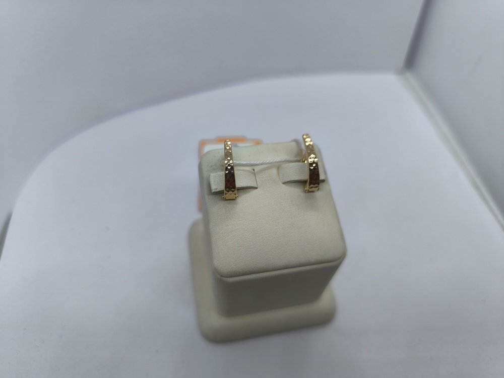 СБКМ585 СЕРЬГИ БЕЗ КАМНЯ (Au 585)