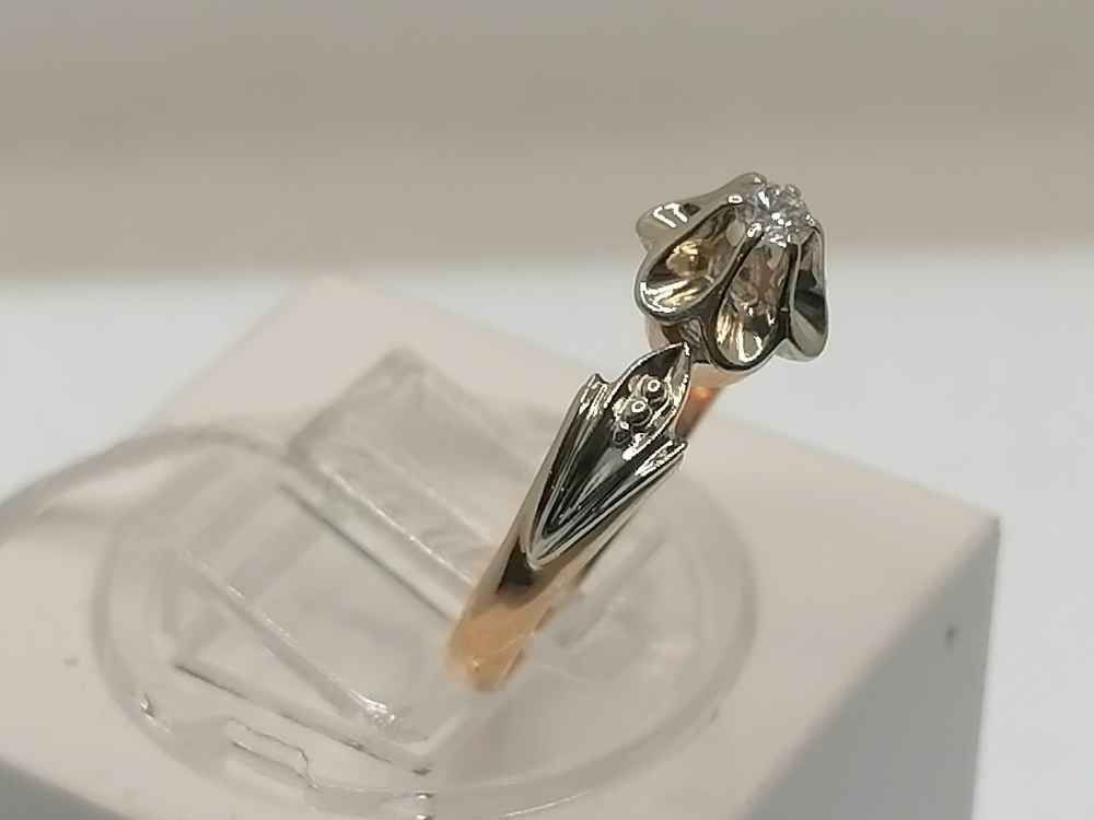 КОЛЬЦО БРИЛЛИАНТ Au 585