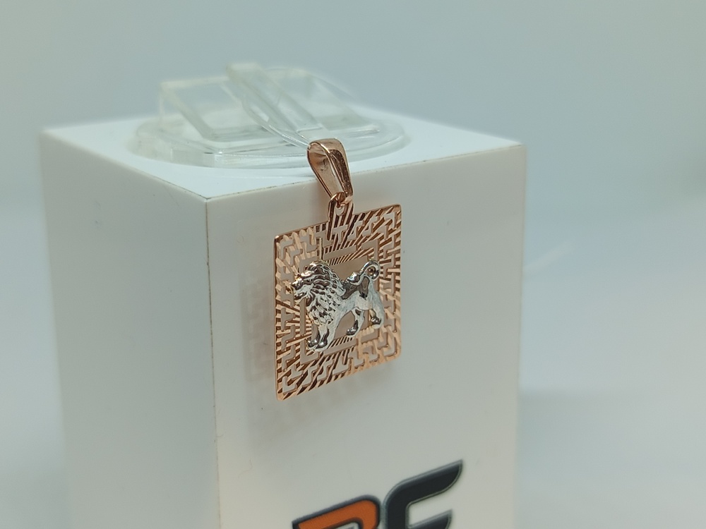 ПОДВЕСКА ЗНАК ЗОДИАКА ЛЕВ (Au 585)