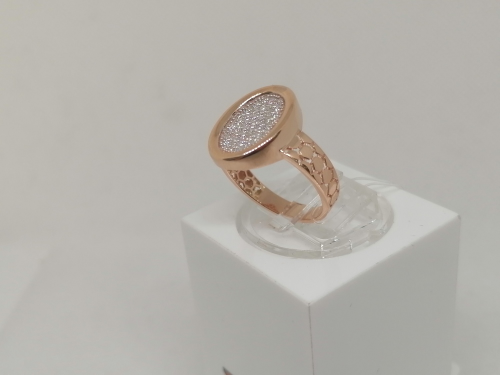 КОЛЬЦО С КАМНЯМИ (Au 585)