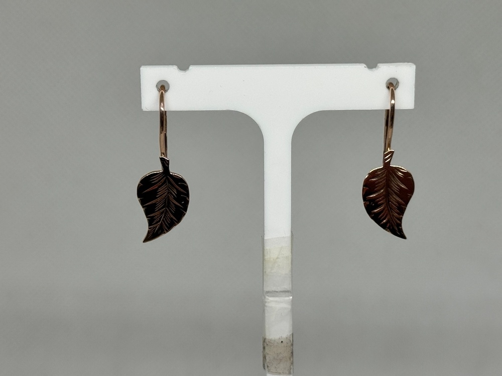 СБКМ583 СЕРЬГИ БЕЗ КАМНЯ (Au 583)