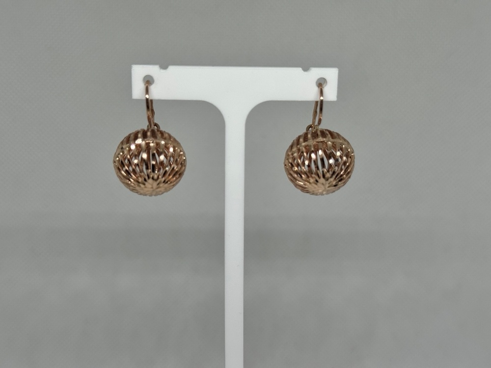 СЕРЬГИ БЕЗ КАМНЯ (Au 585)