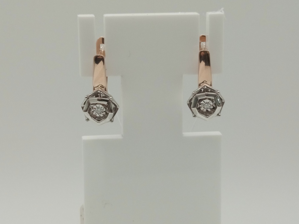 СЕРЬГИ БРИЛЛИАНТ (Au 585)