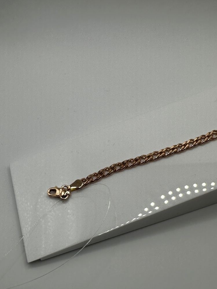 БРАСЛЕТ ПУСТОТЕЛЫЙ Ромб двойной (Au 585)