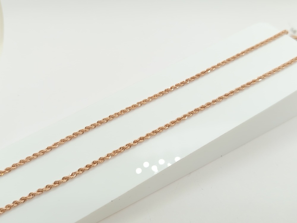 ЦЕПЬ ПУСТОТЕЛАЯ Веревка (Au 585)