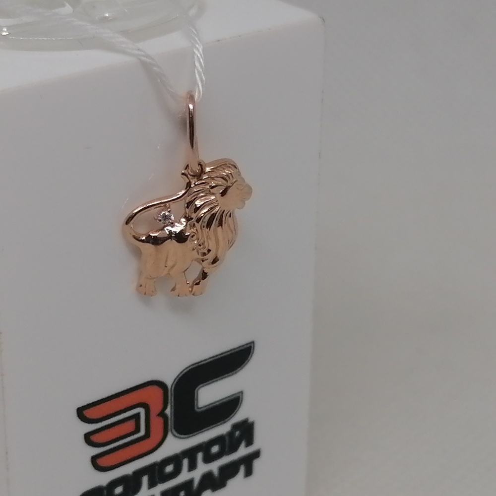 ПОДВЕСКА ЗНАК ЗОДИАКА ЛЕВ Au 585