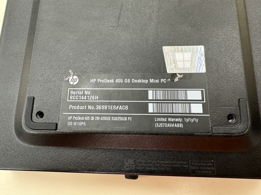 Неттоп HP ProDesk 405 G6;