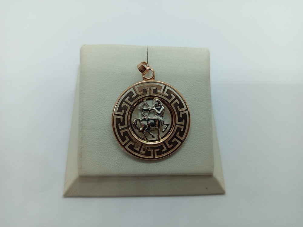 ПОДВЕСКА ЗНАК ЗОДИАКА СТРЕЛЕЦ (Au 585)