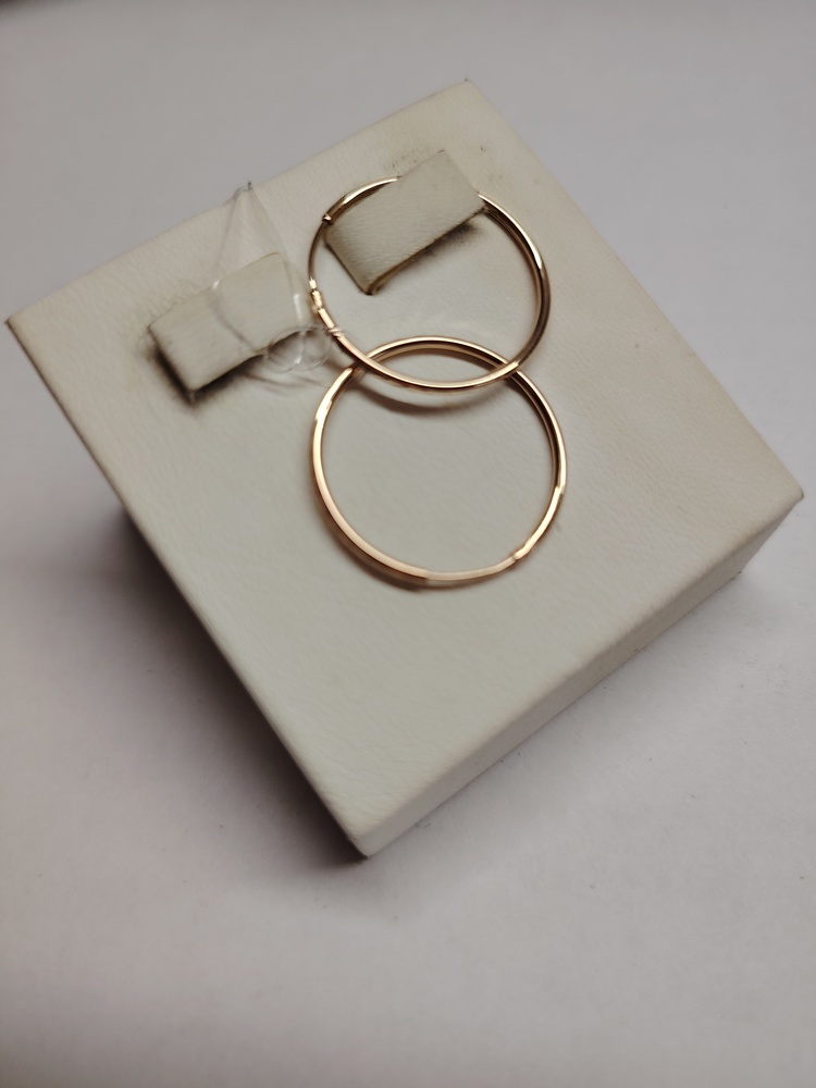 СЕРЬГИ КОНГО без камня (Au 585)