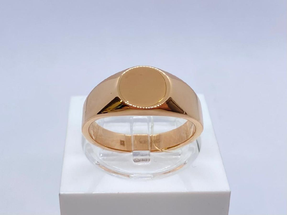 01-0063 КОЛЬЦО ПЕЧАТКА без камня (Au 585)