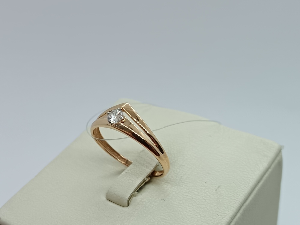 КОЛЬЦО С КАМНЕМ (Au 585)