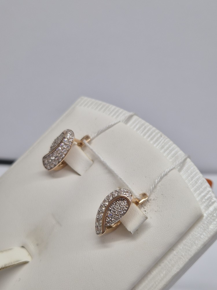 СЕРЬГИ С КАМНЯМИ (Au 585)