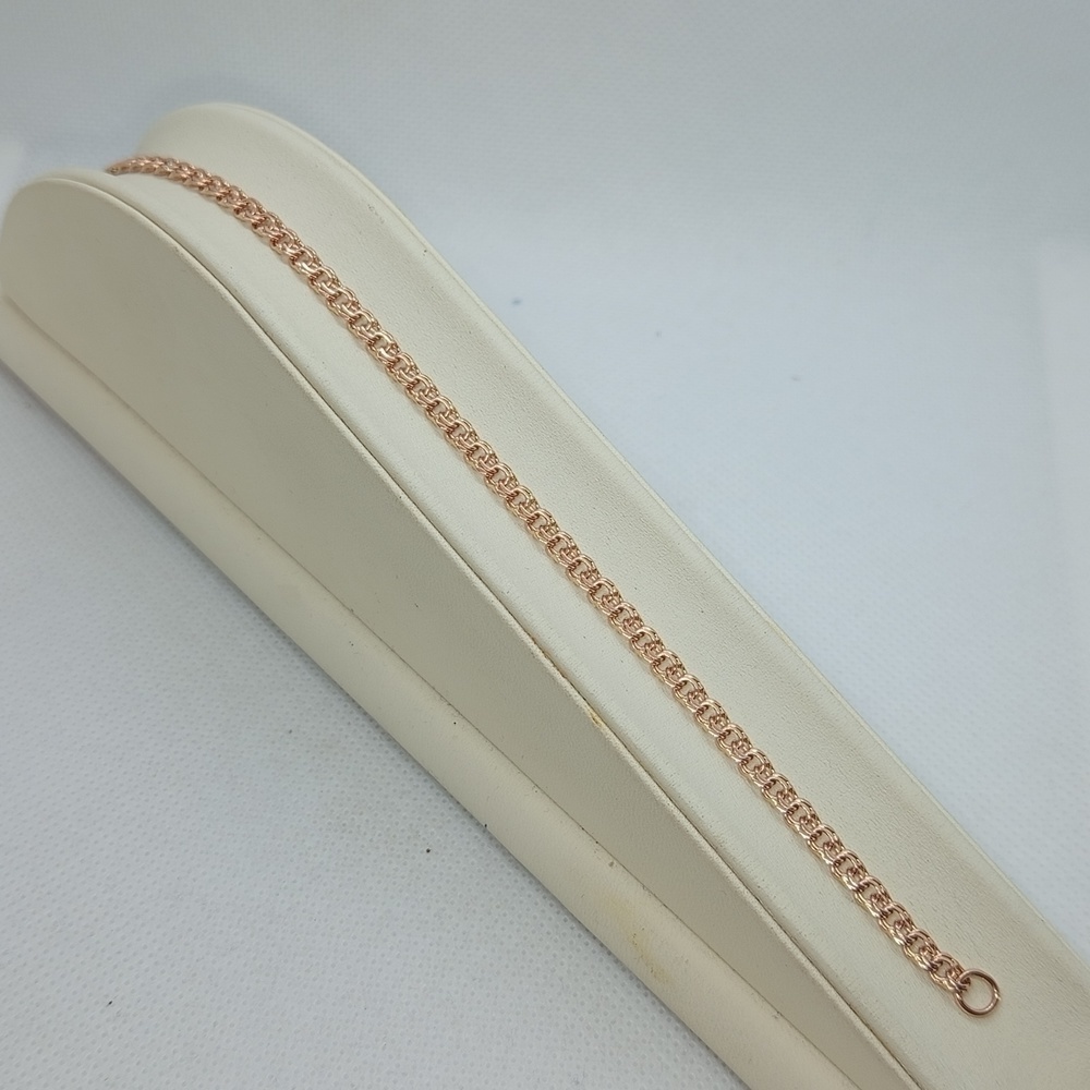 БЛБ585 БРАСЛЕТ ПОЛНОВЕСНЫЙ Бисмарк (Au 585)