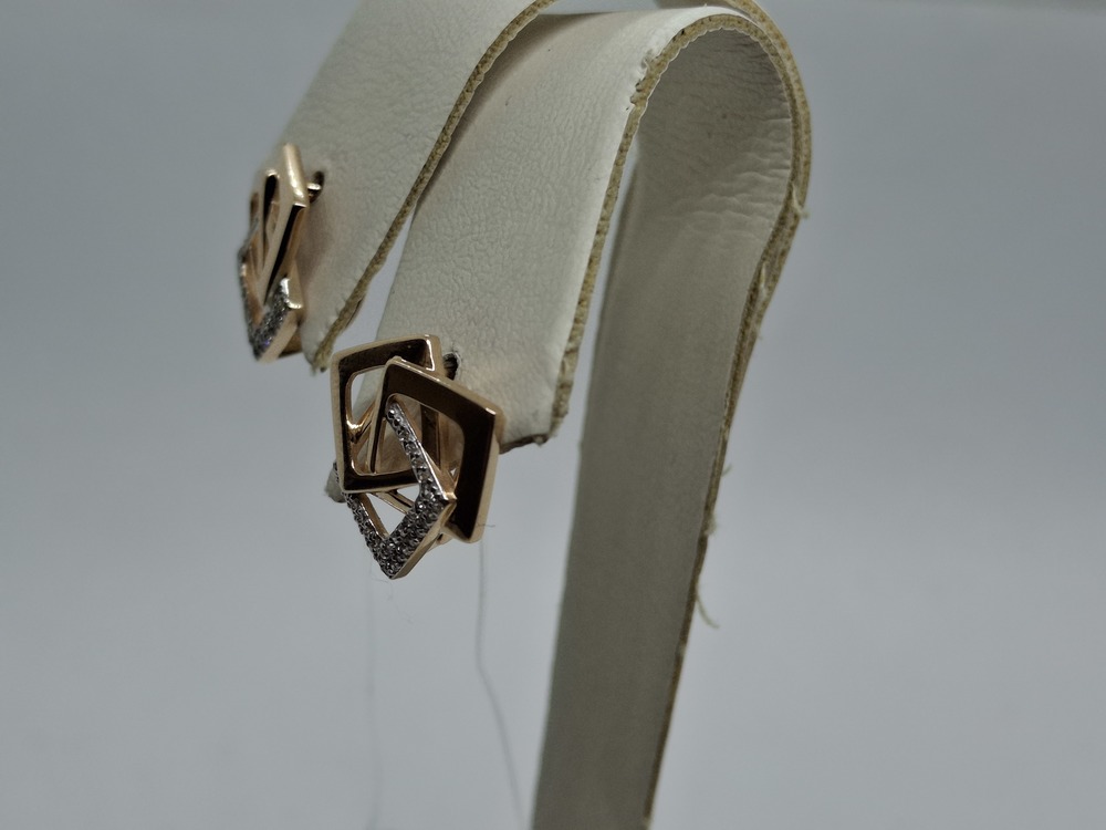 СЕРЬГИ С КАМНЯМИ (Au 585)