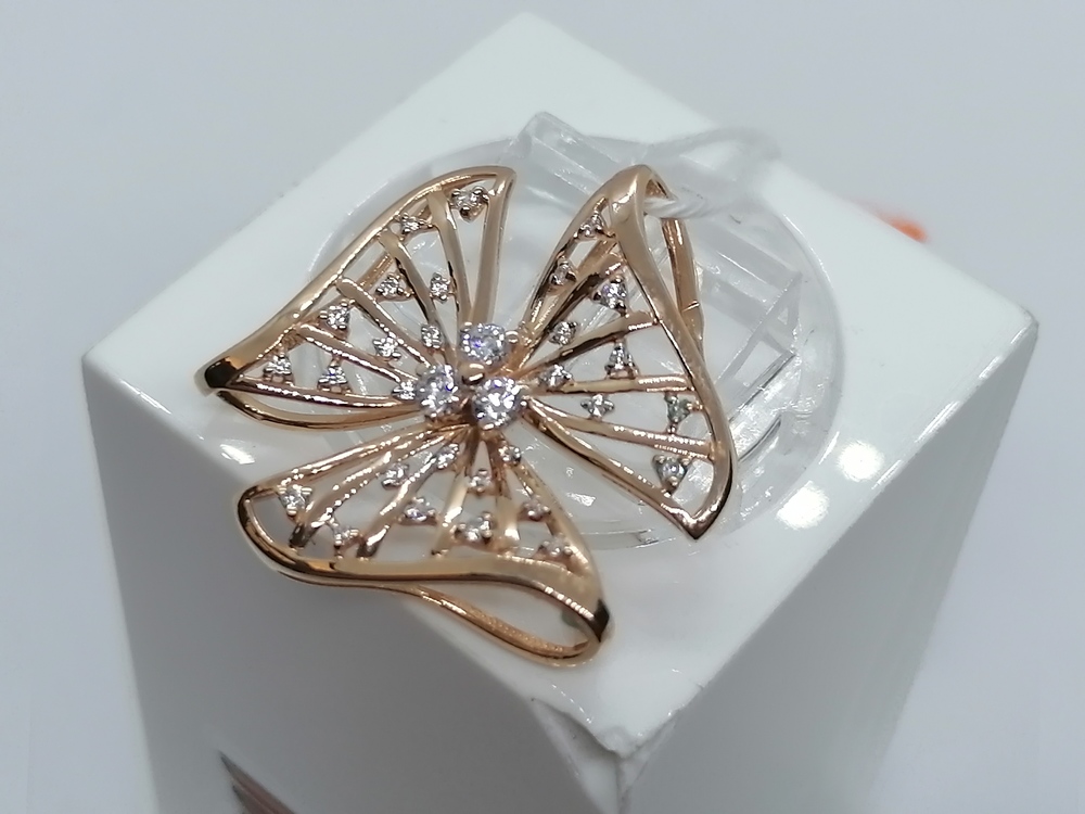 ПОДКМИ585 ПОДВЕСКА С КАМНЯМИ (Au 585)