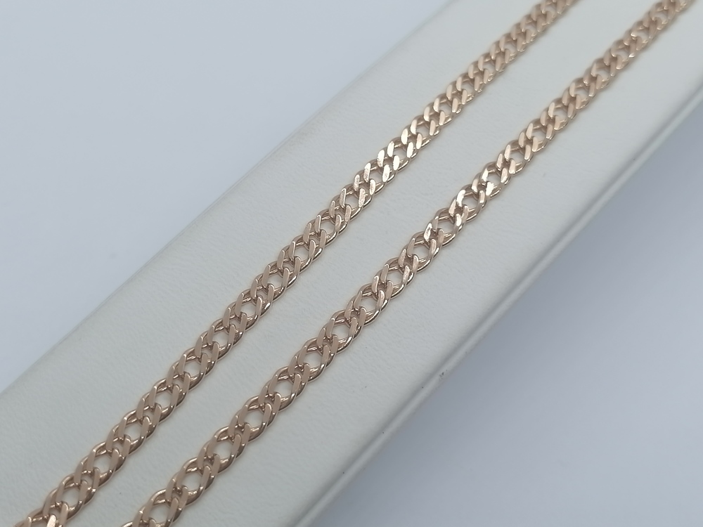 ЦЕПЬ ПОЛНОВЕСНАЯ Ромб двойной (Au 585)