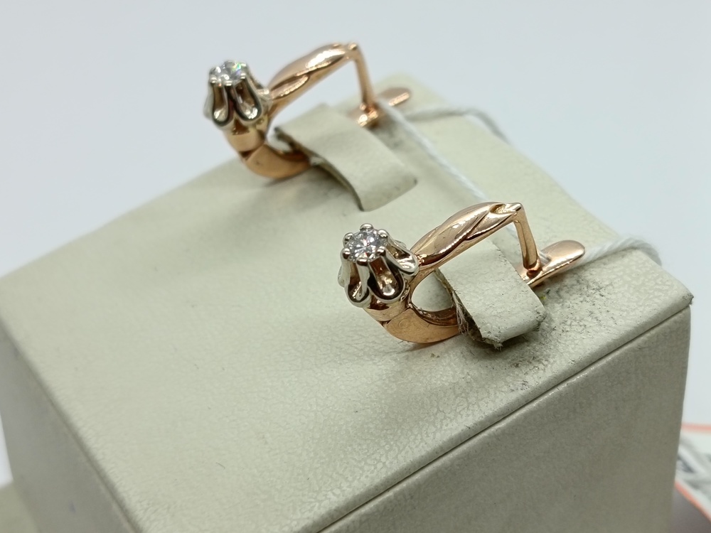 СЕРЬГИ БРИЛЛИАНТ (Au 585)