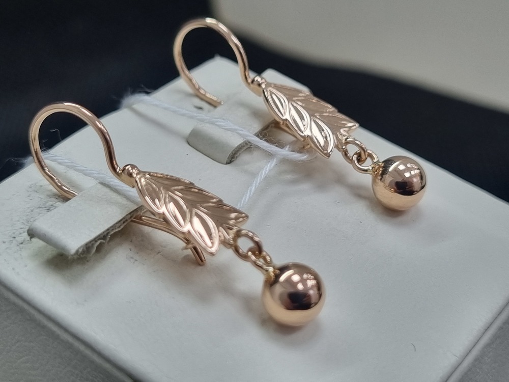 СЕРЬГИ БЕЗ КАМНЯ (Au 585)