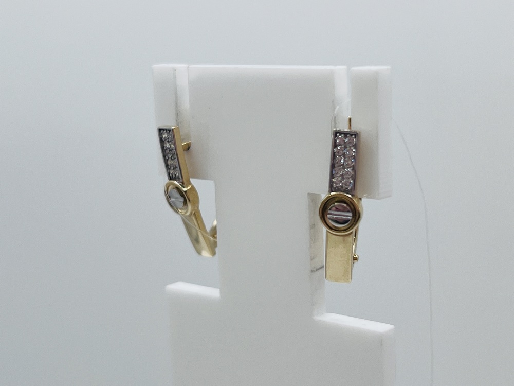 СЕРЬГИ С КАМНЯМИ (Au 585)