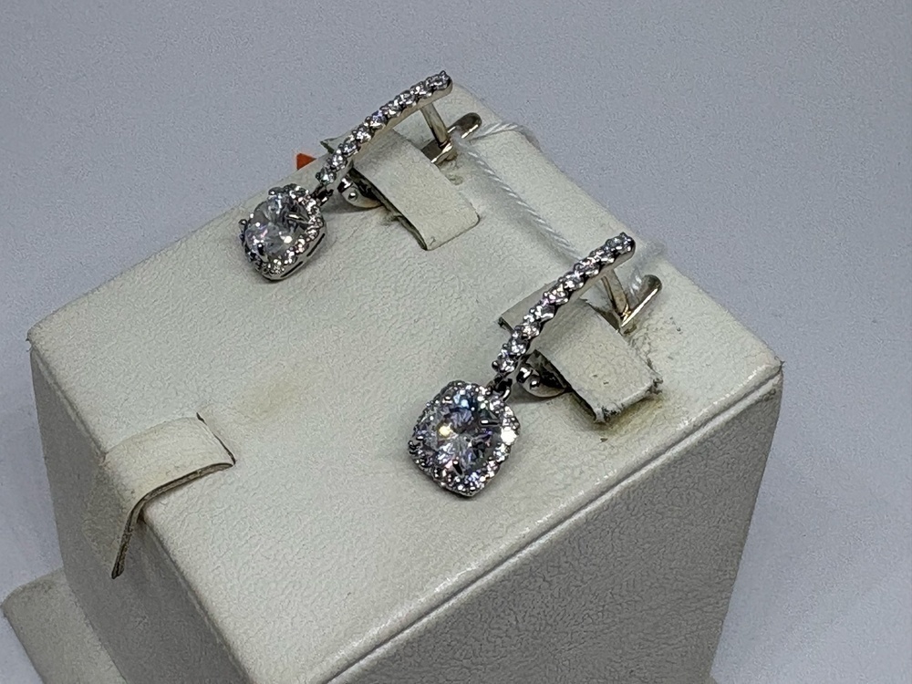 СЕРЬГИ С КАМНЯМИ (Au 585)