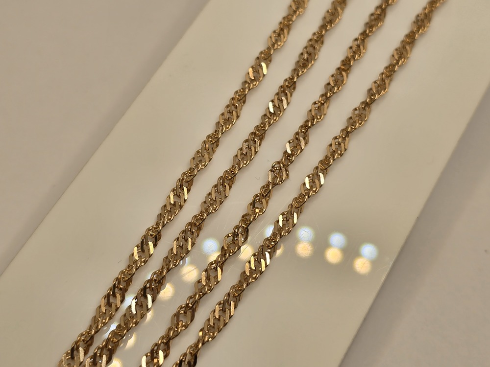 ЦЛСИ585 ЦЕПЬ ПОЛНОВЕСНАЯ Сингапур (Au 585)