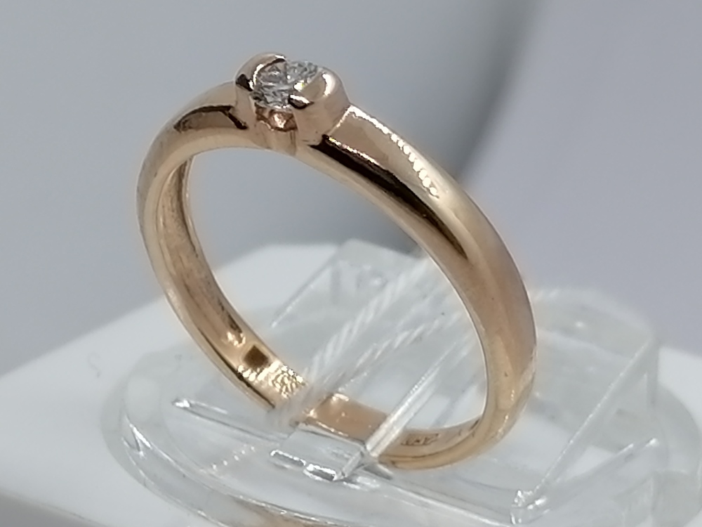 КОЛЬЦО БРИЛЛИАНТ Au 585