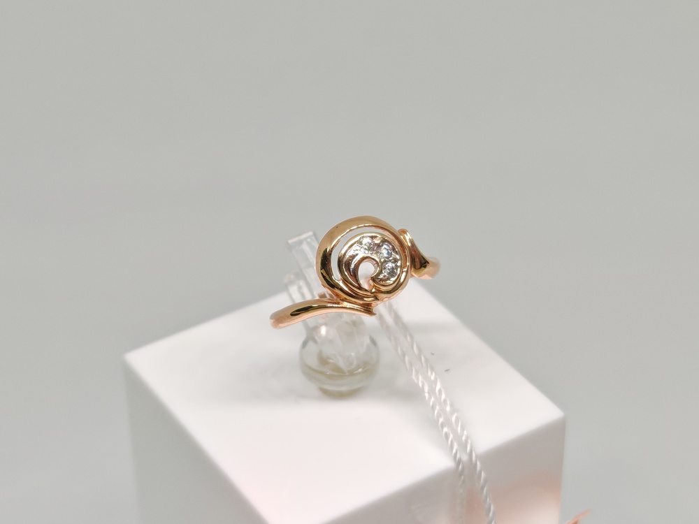 КОЛКМИ585 КОЛЬЦО С КАМНЯМИ (Au 585)