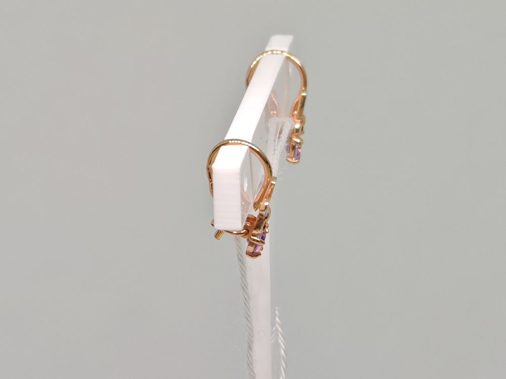 СЕРЬГИ С КАМНЯМИ (Au 585)