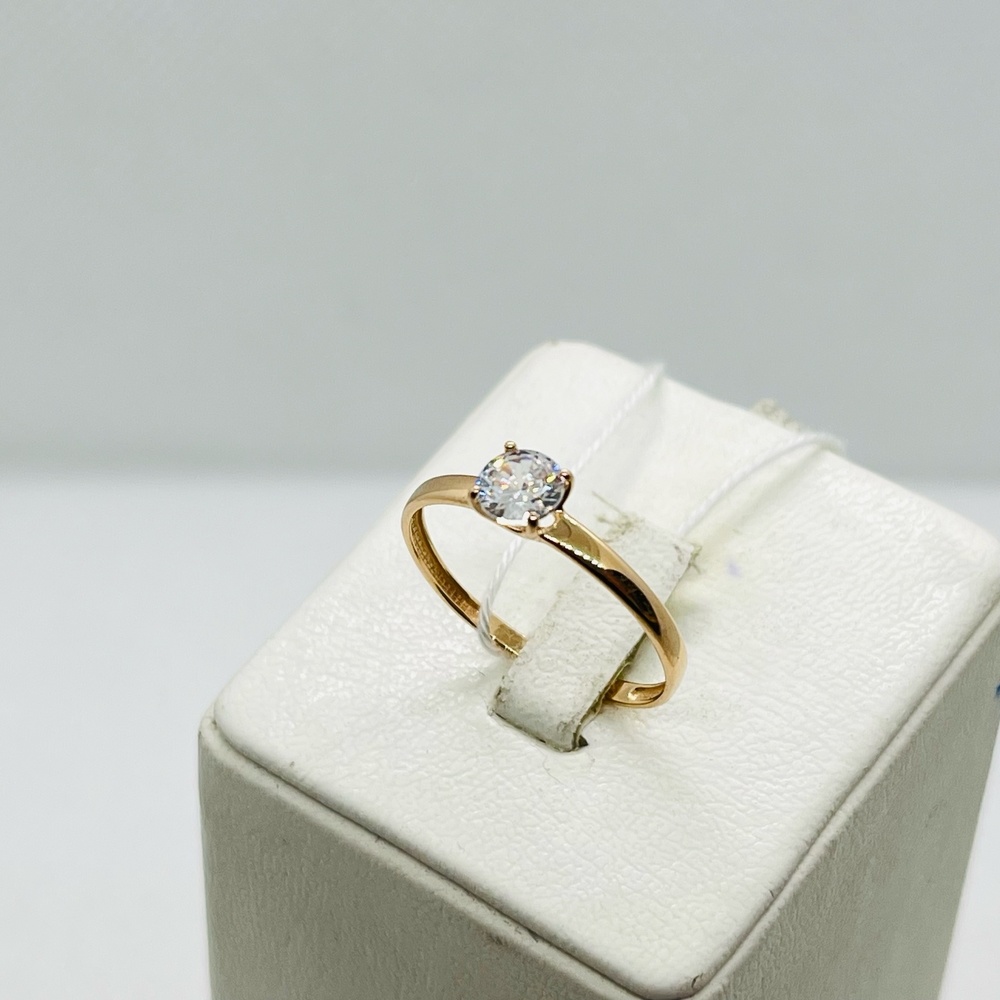 КОЛКМ585 КОЛЬЦО С КАМНЕМ (Au 585)