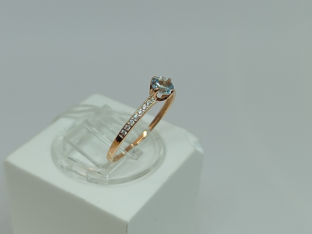 КОЛКМИ585 КОЛЬЦО С КАМНЯМИ (Au 585)