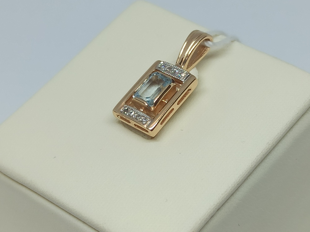 ПОДВЕСКА С КАМНЯМИ (Au 585)