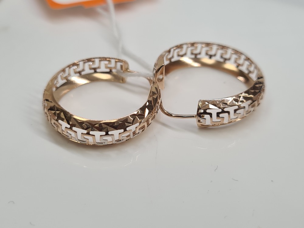 СКОН585 СЕРЬГИ КОНГО (Au 585)