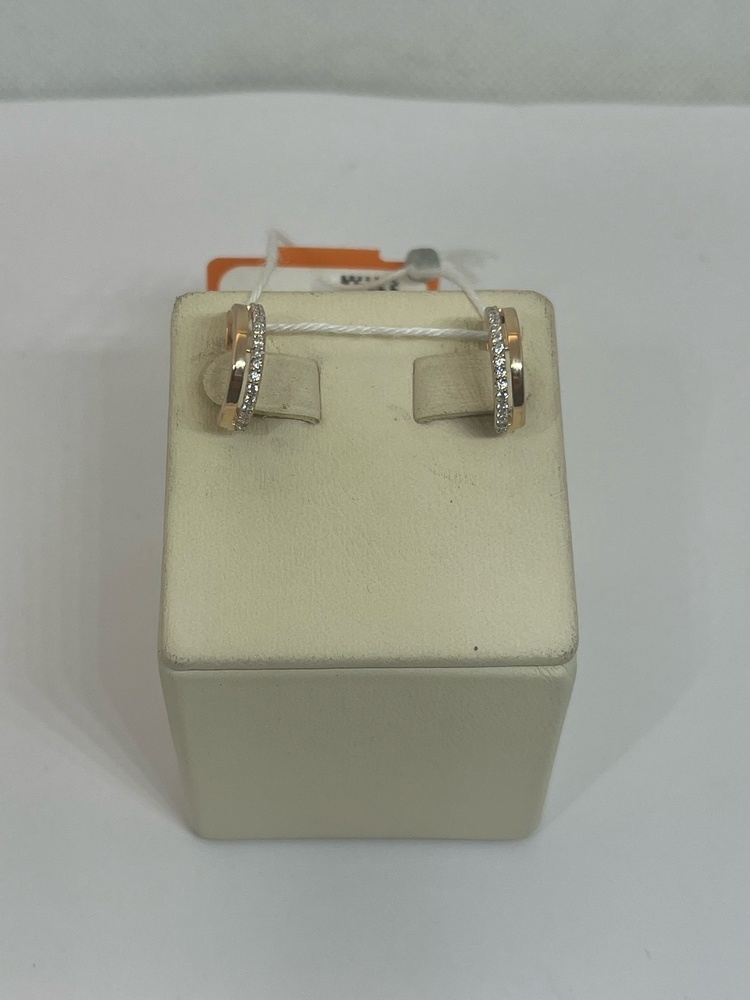 СКМИ585 СЕРЬГИ С КАМНЯМИ (Au 585)
