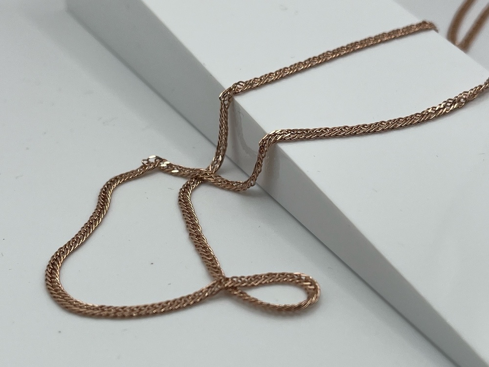 ЦЛР3585 ЦЕПЬ ПОЛНОВЕСНАЯ Ромб тройной (Au 585)