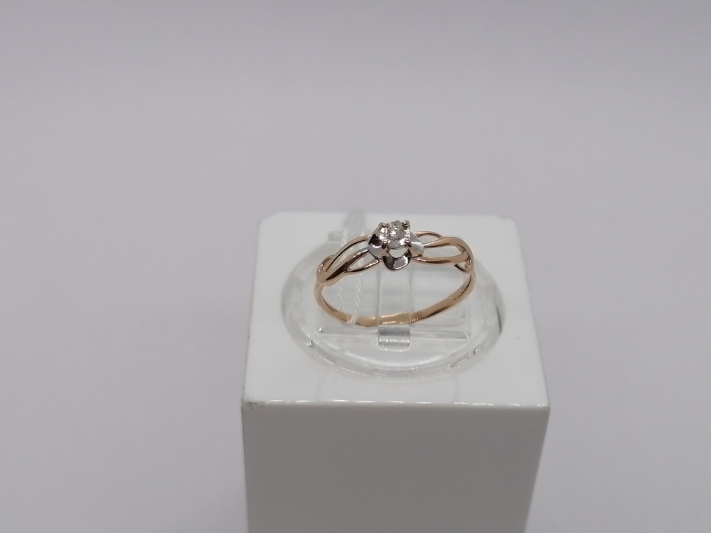 КОЛЬЦО БРИЛЛИАНТ Au 585