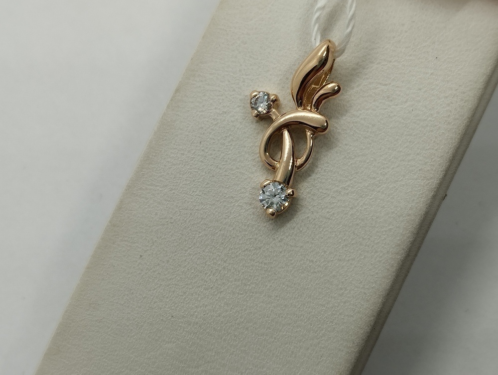 ПОДВЕСКА С КАМНЯМИ (Au 585)