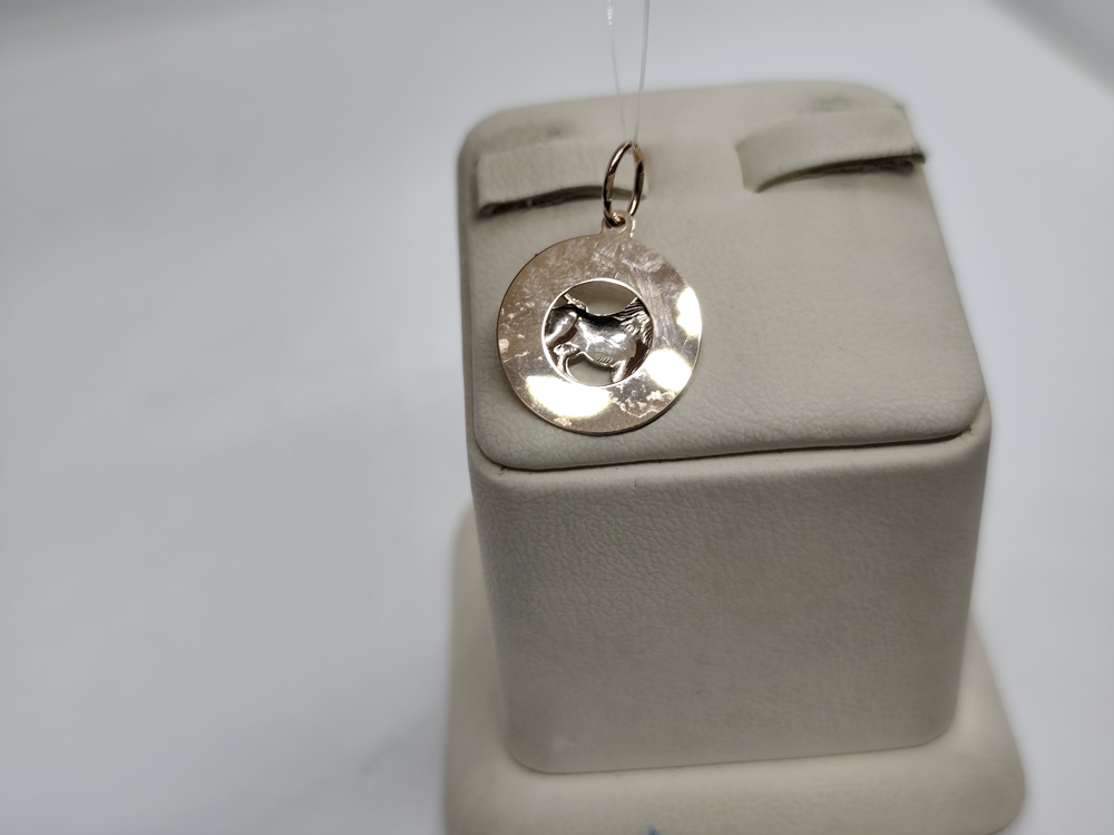 ПОДВЕСКА ЗНАК ЗОДИАКА ЛЕВ (Au 585)