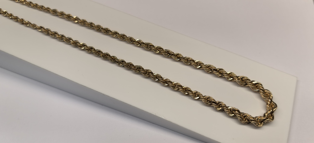 ЦЛВР585 ЦЕПЬ ПОЛНОВЕСНАЯ Веревка (Au 585)