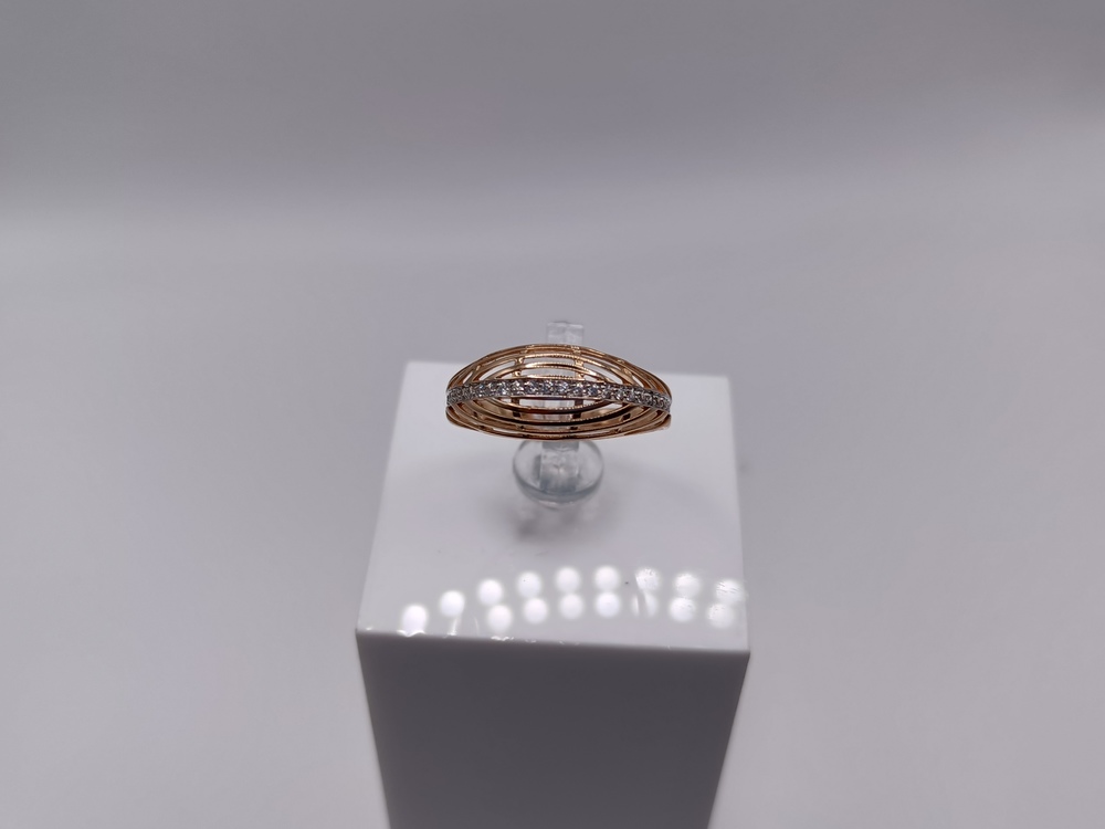 КОЛКМИ585 КОЛЬЦО С КАМНЯМИ (Au 585)