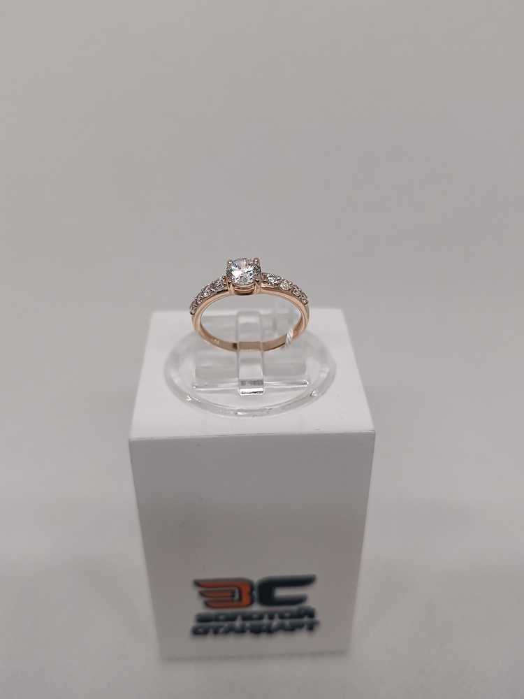 КОЛКМИ585 КОЛЬЦО С КАМНЯМИ (Au 585)