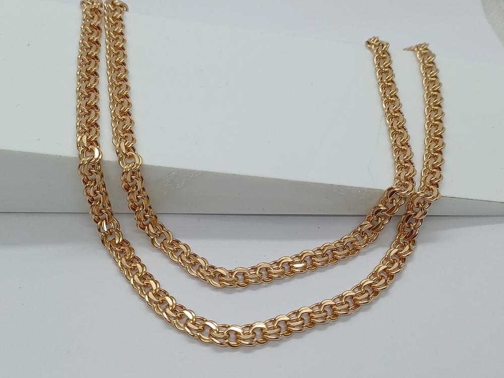 ЦПБС585 ЦЕПЬ ПУСТОТЕЛАЯ Бисмарк (Au 585)