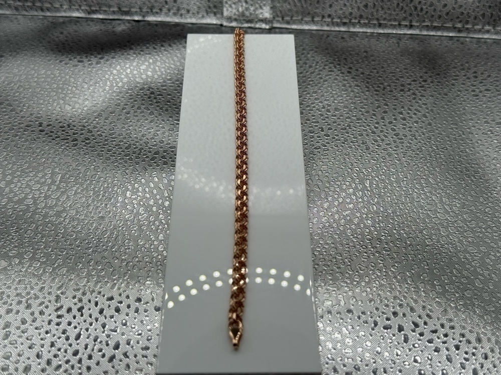 БРАСЛЕТ ПУСТОТЕЛЫЙ Бисмарк (Au 585)