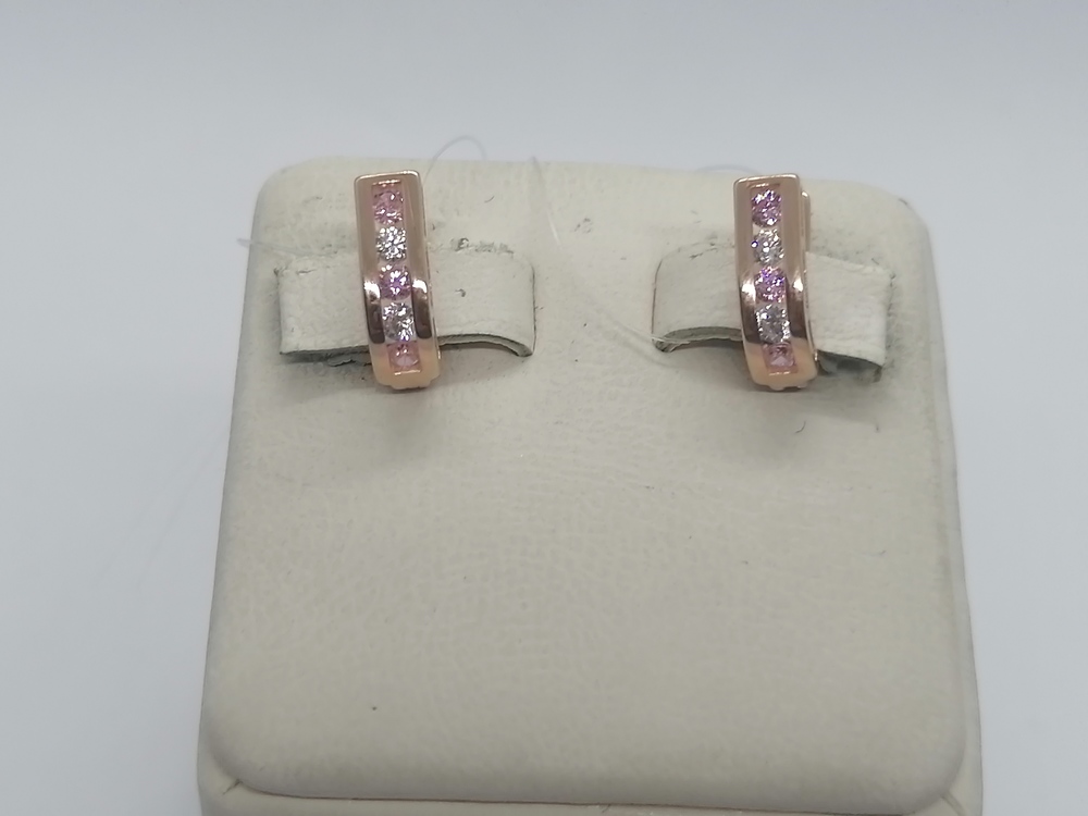 СЕРЬГИ С КАМНЯМИ (Au 585)