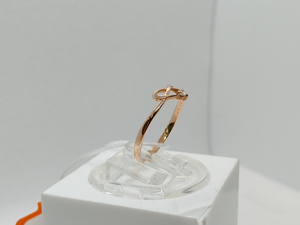 КОЛКМ585 КОЛЬЦО С КАМНЕМ (Au 585)